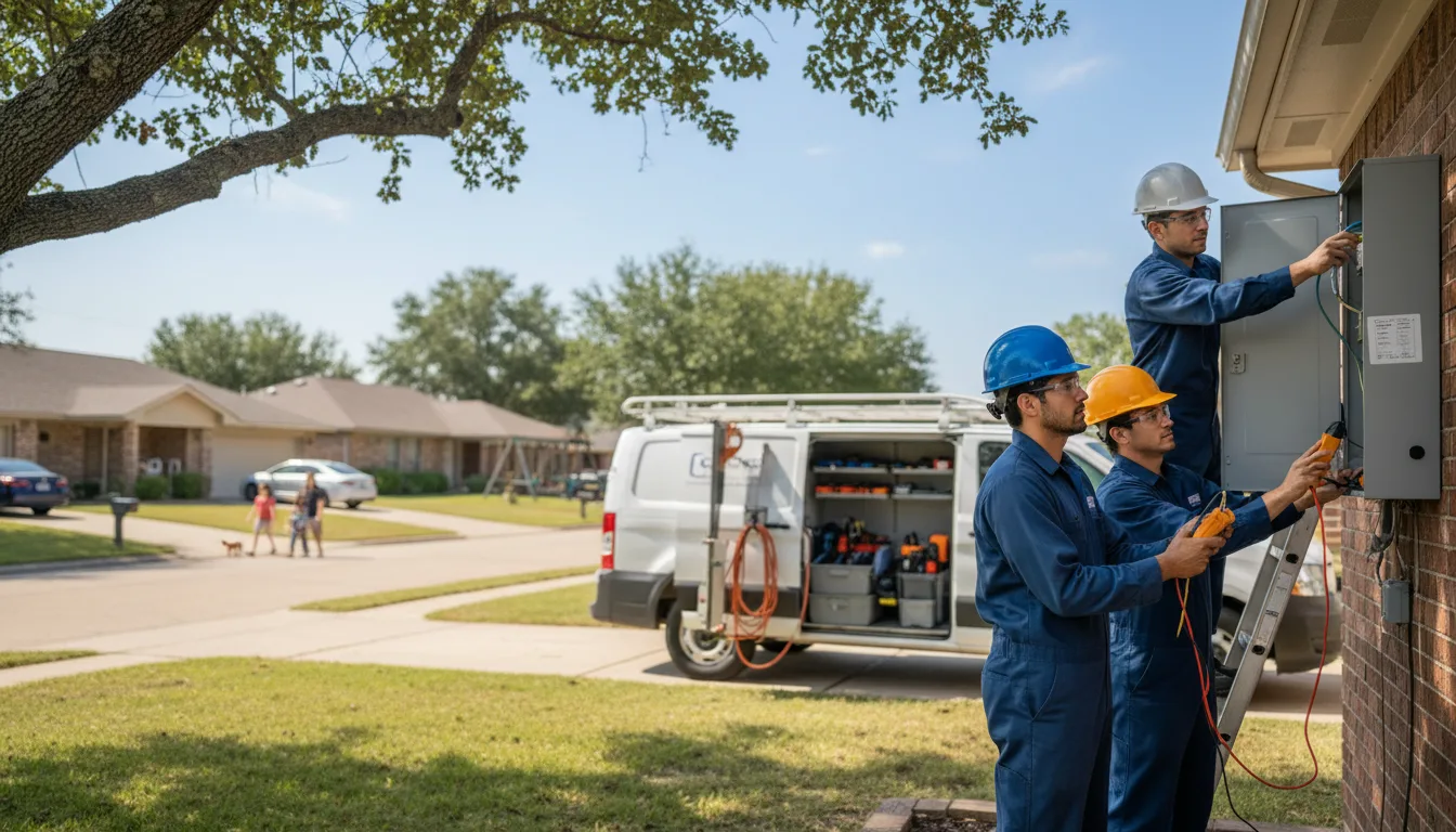 Certified electrician providing emergency electrical services in Sharon Center, OH